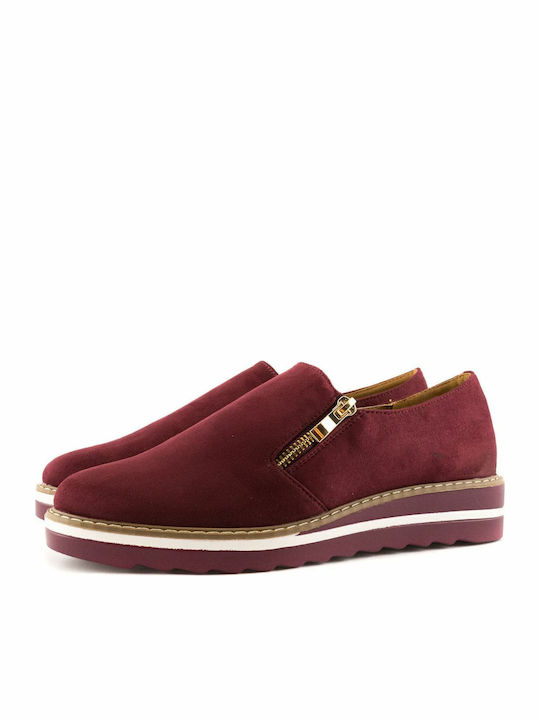 Women's Slip-On Burgundy