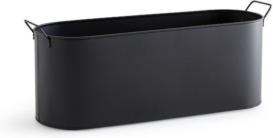 La Redoute Interieurs Planter Box Metal Negru La Redoute Interieurs Planter Box Metal Negru