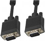 Cable VGA male - VGA male Μαύρο 15m (PL-VG151/15M)