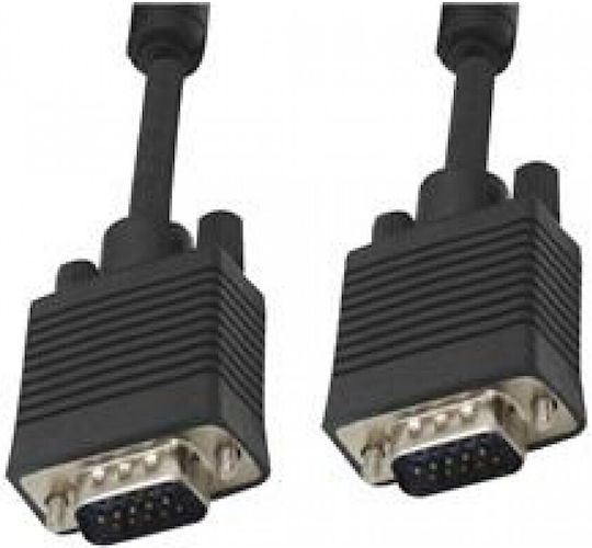 Cablu VGA - VGA Negru 15m (PL-VG151/15M)