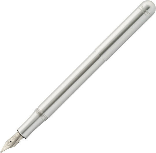 Kaweco Πένα Γραφής Medium Ασημί από Αλουμίνιο με Μπλε Μελάνι