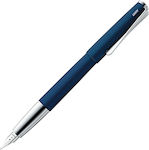 Lamy Writing Pen Fine Blue made of Steel with Blue Ink