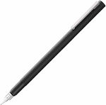 Lamy CP1 056 Πένα Γραφής Fine Μαύρη από Αλουμίνιο με Μπλε Μελάνι