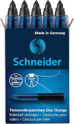 Schneider Replacement Ink for Marker in Black color 5pcs