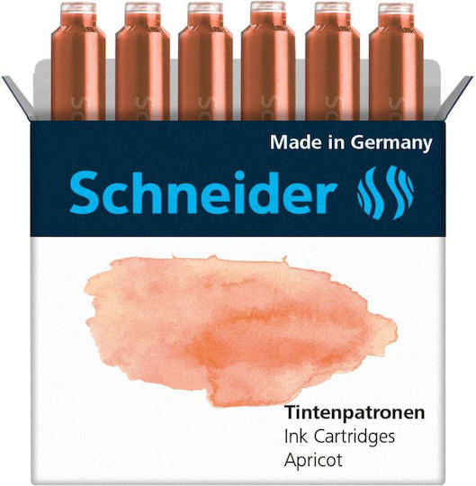 Schneider 6 Replacement & Pen Inks for Beige Fountain Pen