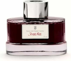 Graf Von Faber-Castell Replacement Ink for Fountain Pen Extra Fine Red 75ml Graf Von Faber-Castell Replacement Ink for Fountain Pen Extra Fine Red 75ml