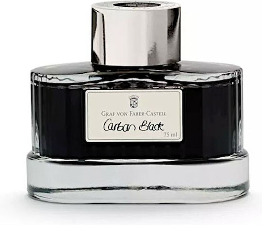 Graf Von Faber-Castell Replacement Ink for Fountain Pen Extra Fine Black 75ml
