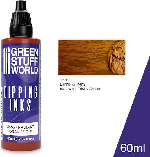 Green Stuff World Χρώμα Μοντελισμού σε Πορτοκαλί χρώμα 60ml