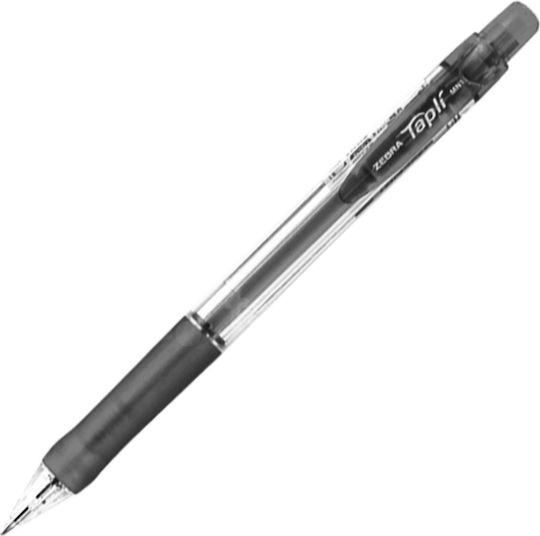 Zebra Μηχανικό Μολύβι 0.5mm με Γόμα 1τμχ Γκρι