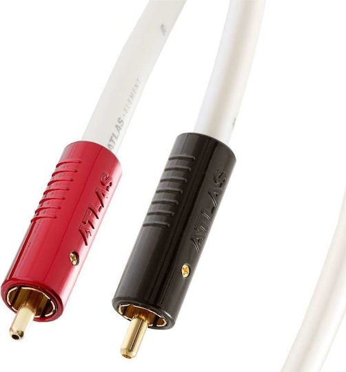 Atlas Cables Element Achromatic Kabel RCA-Stecker - RCA-Stecker 0.75m