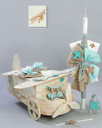 Zivas Baptism Package with Theme Airplane 4pcs