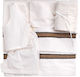 Nst Nastasia Set Tauföldecken Weiß-Beige 3Stücke