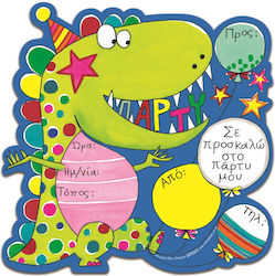 Invitations Dinosaurs 8pcs GDSS01