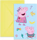 Procos Invitations Peppa Pig 6pcs 94113