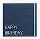 Party Napkins Blue 16.5x16.5cm. 16pcs