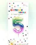 Birthday Number Candles Multicolour 500-5