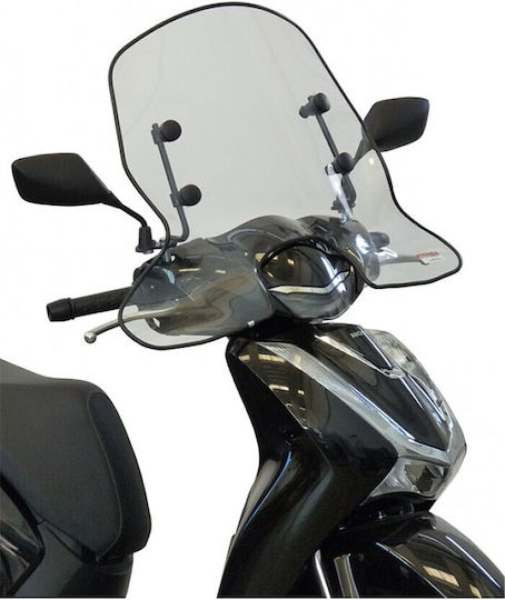 Fabbri Transparentes Visier Motorrad für Honda SH 125 / SH 150 3355/B-E
