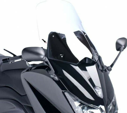 Puig V-Tech Touring Motorcycle Windshield & Windscreen Transparent Visor for Yamaha T-Max 530 6260W