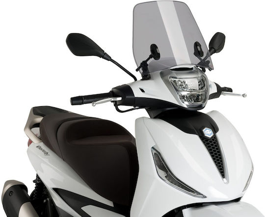 Puig Motorcycle Windshield & Windscreen Tinted Visor for Piaggio Beverly 300 20222H