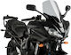 Puig Motorcycle Windshield & Windscreen Tinted Visor for Yamaha FZ6 Fazer 4367H