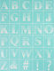 Pentart Stencil Letters