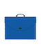 +Efo Plastic Drafting Bag with Buckle and Handle 38x5x28cm Blue