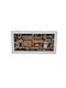 MSA Box for Tea with Lid Wooden White 35x5x18cm