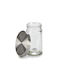 Arte Regal General Use Glass Jar with Lid Transparent