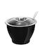 Garibaldi General Use Glass Jar with Lid Black 6000ml