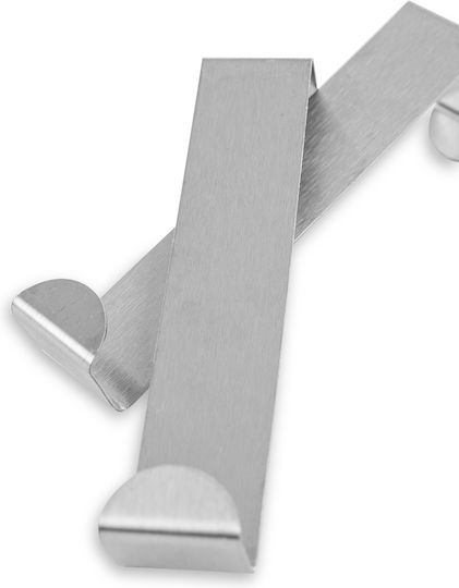 General Trade Türhaken Einzelplatz Metallisch 13,2x2,5x2,5cm 2 Stück
