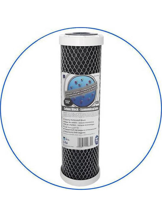Aqua Filter Countertop and Under Sink Water Filter Replacement made of Activated Carbon 10" 10 μm