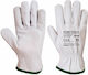 Portwest Gloves for Work Driver White Leather 1pcs