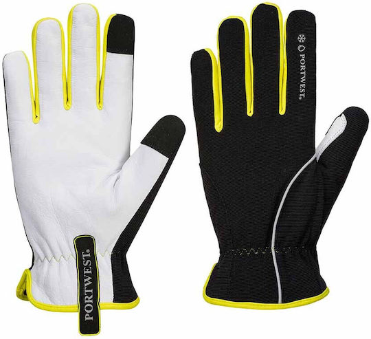 Portwest Portwest Black Leather Safety Gloves
