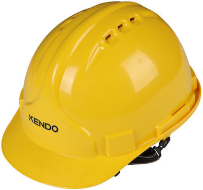 Kendo Construction Site Helmet Yellow 76012