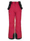 Kilpi Europa-jg NJ0030KI-PNK Kids Ski & Snowboard Dungarees Pink