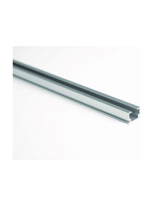Praktiker Einweg Vorhangschiene in Silber Farbe 200εκ.
