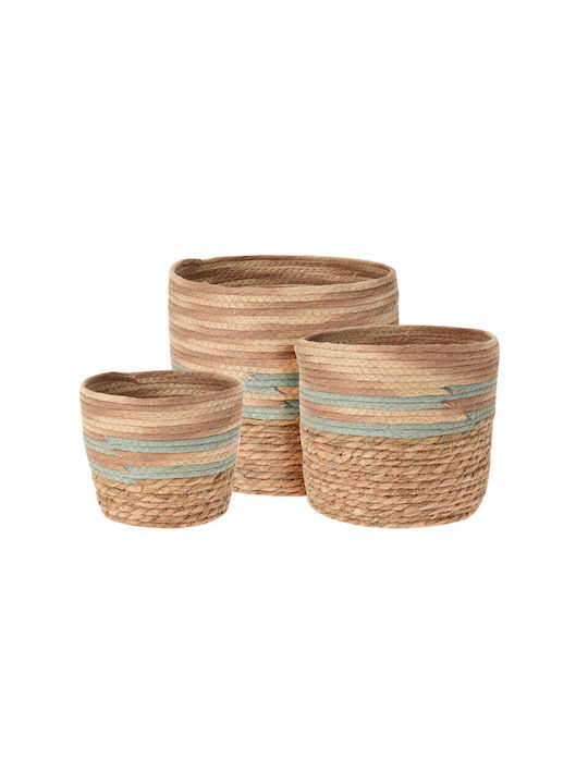 Wicker Decorative Baskets Set 3pcs