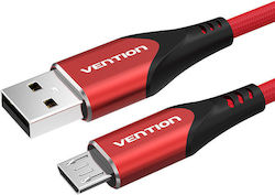 Vention Regulär USB 2.0 auf Micro-USB-Kabel Rot 1.5m (COARG) 1Stück