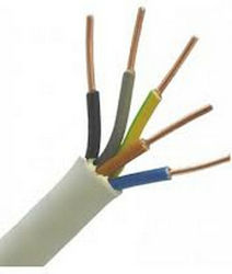 Nexans A05Vv-U Cablu De Alimentare Cu Diametru 5x2.5mm² Alb 1m 13001116