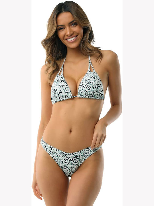 Bonatti Triangle Bikini Top Multicolour Floral