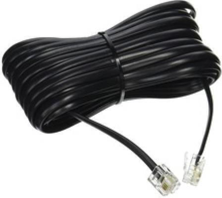 Flat Cablu Telefon RJ11 6P4C 7m Negru (01.074.0030)