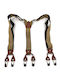 Legend Accessories Suspenders Printed Brown