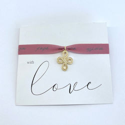 Riniotis Amulet De Botez Brățară Love Roz 1 Bucată