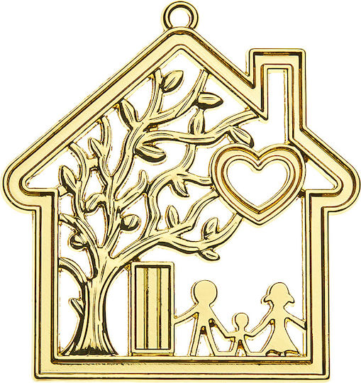 Nuova Vita Metallic Family Decorative Element for Wedding Favors Gold 1 Piece