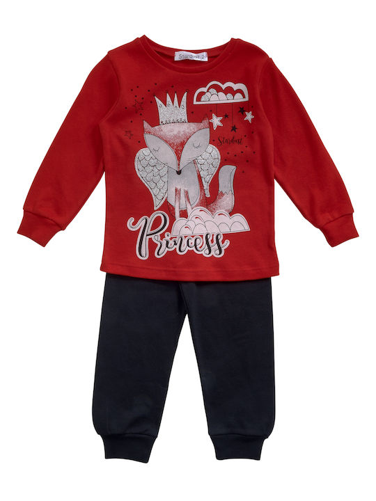 Babylon Pijama pentru copii De iarnă De bumbac Roșie