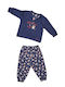 Noidinotte Kinder-Pyjama Blau