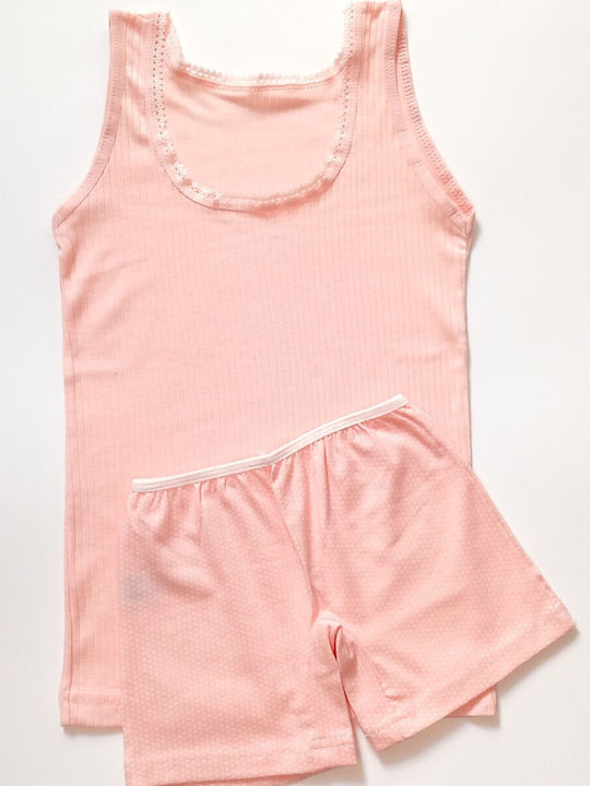 Berrak Set Top & Bottom Kids Pyjamas Pink