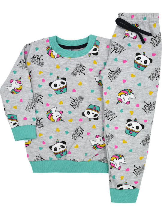 Extan Bebe Kids' Pajamas Winter Gray