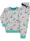 Extan Bebe Kids' Pajamas Winter Gray