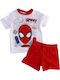 Marvel Pijama pentru copii De vară Albă